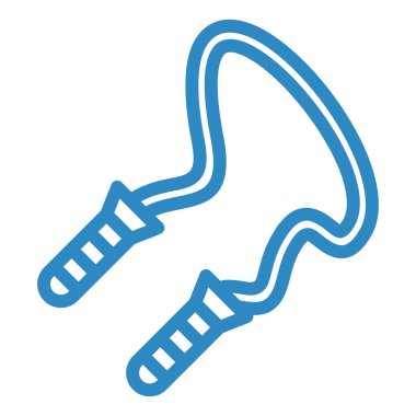 Atlama halat simgesinin vektör illüstrasyonu