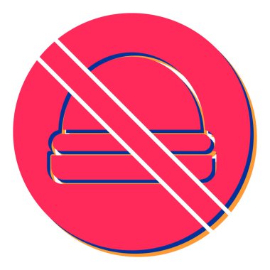 besin simgesi vektör illüstrasyonu yok