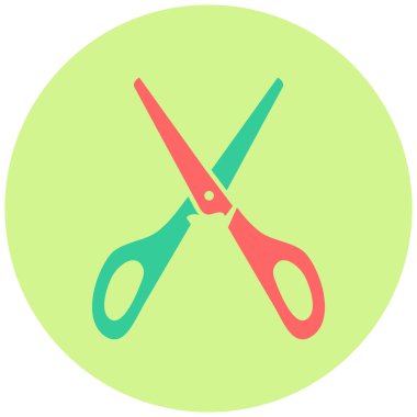 makas simgesi vektör illüstrasyonu