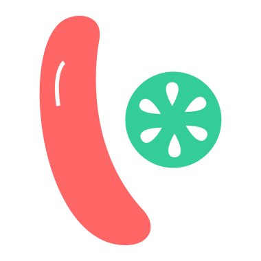 Gıda simgesinin vektör illüstrasyonu