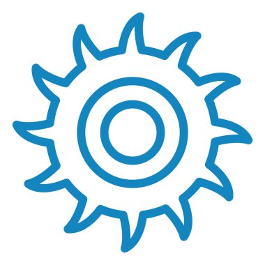 Dişliler. Web simgesi basit tasarım