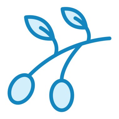 Zeytin. Web simgesi basit illüstrasyon 
