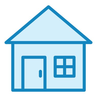 Ev modern simge vektör illüstrasyonu 