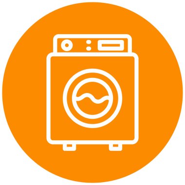 Çamaşır makinesi. Basit tasarım