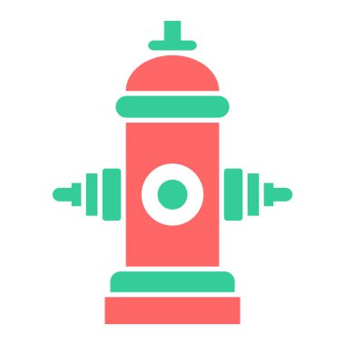 Yangın musluğu. Basit illüstrasyon