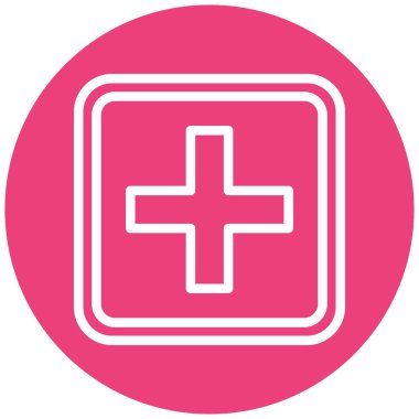 Hastane Simgesi Vektör İllüstrasyonu