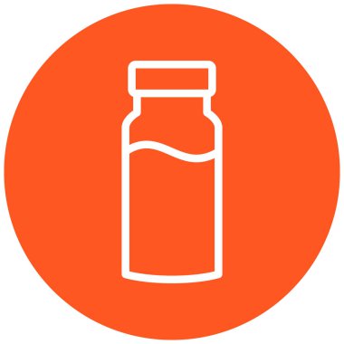 Kavanoz. Web simgesi basit illüstrasyon