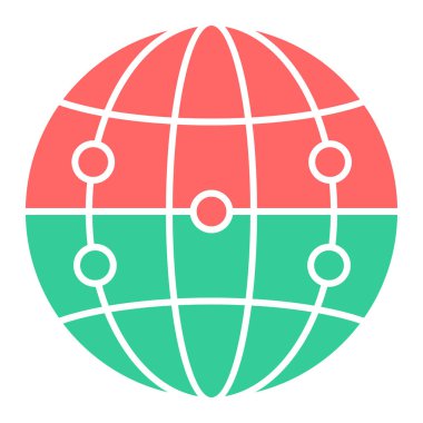 genel ağ vektör simgesi