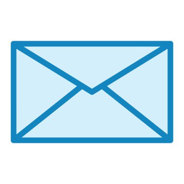 ileti ikonu vektör illüstrasyonu