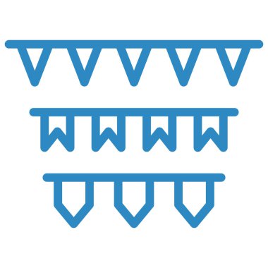 Bir çelenk kümesinin vektör çizimi