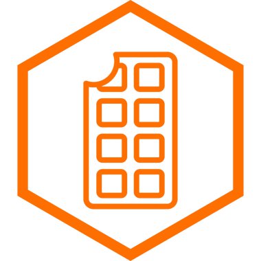 Ev. Web simgesi basit illüstrasyon