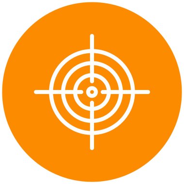 Modern simge vektör illüstrasyonunu hedefle