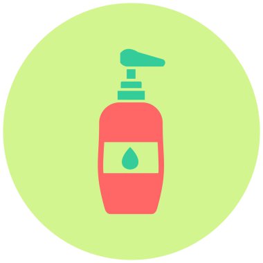 Şampuan simgesinin vektör çizimi