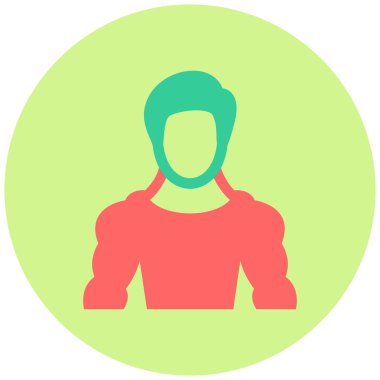 Antrenör. Web simgesi illüstrasyonu