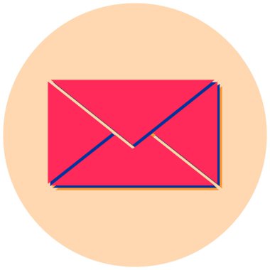 E- posta simgesi vektör illüstrasyonu