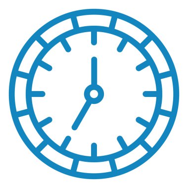 Saat. Web simgesi basit illüstrasyon