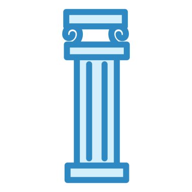 sütun modern simge vektör illüstrasyonu 