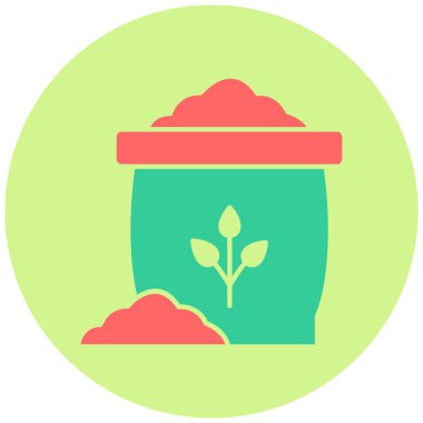 Gübre. Web simgesi basit illüstrasyon