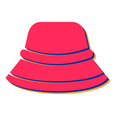 hat vektörü ince çizgi simgesi