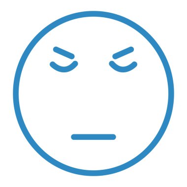 Üzgün surat. Web simgesi