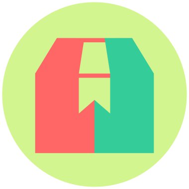 Kutu. Web simgesi basit illüstrasyon