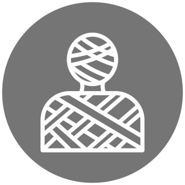 Çemberdeki bir kadının vektör çizimi