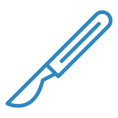 bıçak simgesi vektör illüstrasyonu