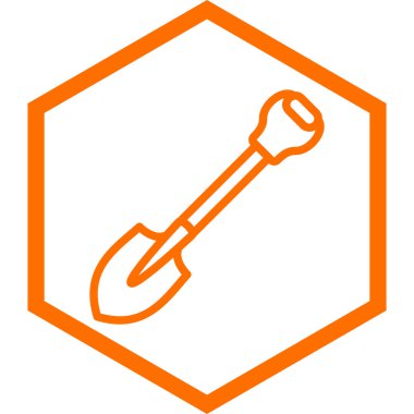 Yapı araçları simgesinin çizimi