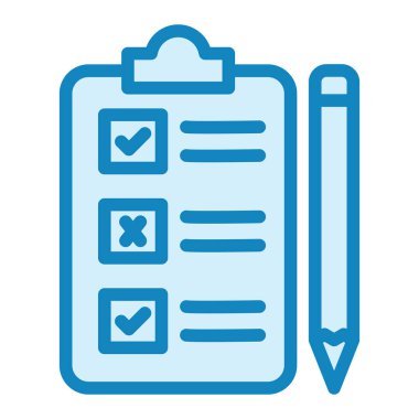 Organizatör. Web simgesi basit illüstrasyon