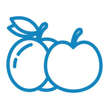 meyve simgesinin vektör illüstrasyonu