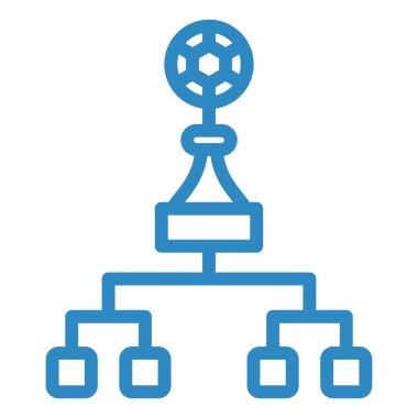 hiyerarşi. Web simgesi basit illüstrasyon