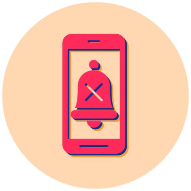 Cep telefonu. Web simgesi basit tasarım