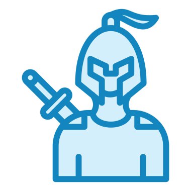 Karakter. Web simgesi basit illüstrasyon 