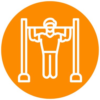 Bir insan simgesinin vektör illüstrasyonu