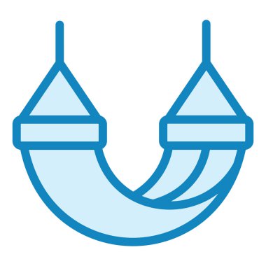 Hamak modern simge vektör illüstrasyonu 