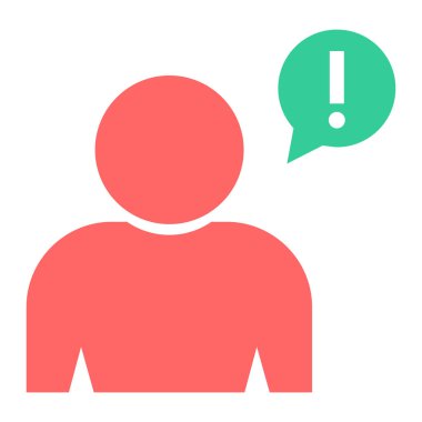 Kişi avatar simgesi vektör illüstrasyonu