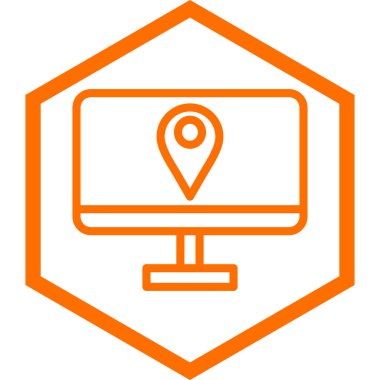 seo modern simgesinin vektör illüstrasyonu