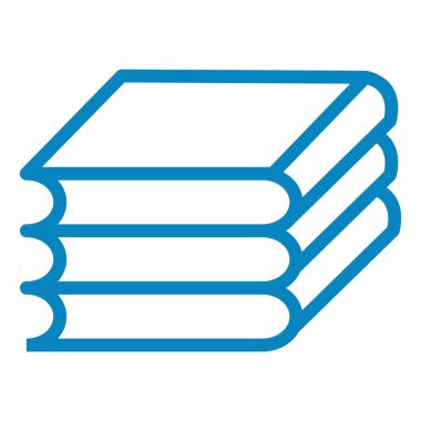 Kitap. Web simgesi basit illüstrasyon