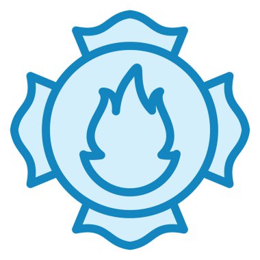 Amblem. Web simgesi basit illüstrasyon 