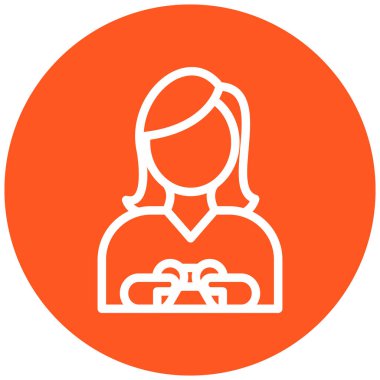 Erkek ve kadın ikonunun vektör illüstrasyonu