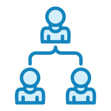 İşbirlikçi simgenin vektör illüstrasyonu