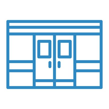 arşiv vektörü ince çizgi simgesi