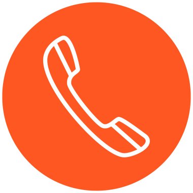 - Telefon. Web simgesi basit illüstrasyon