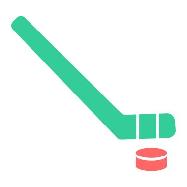 Hokey ikonu. Web için hokey boru vektör simgelerinin basit çizimi