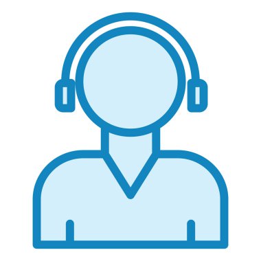 - Ajan. Web simgesi basit illüstrasyon 