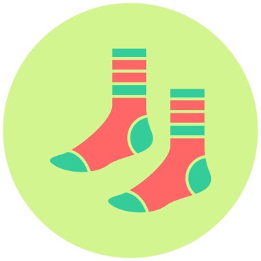 Çorap. Web simgesi basit illüstrasyon