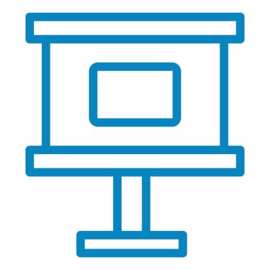 Bilgisayar ekranı. Basit resimleme