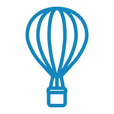 Sıcak hava balonu. Web simgesi