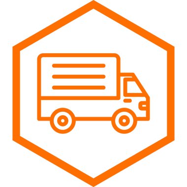 Teslimat. Web simgesi