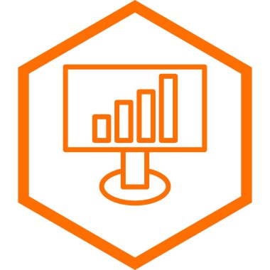 Bilgisayar modern simgesinin vektör illüstrasyonu